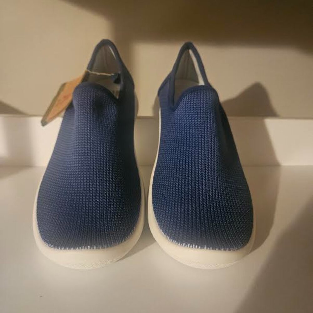 Arcopedico Gaia Easy Fit Knit Mesh Slip On Shoe Women's Blue Size 8.5 US 38 EU